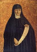 Piero della Francesca Augustinian nun oil painting